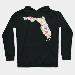 Florida Silhouette Florals Hoodie